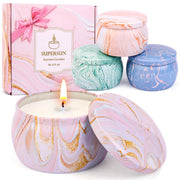 SUPERSUN vanilla candle tin delivers a warm, inviting scent for cozy spaces.