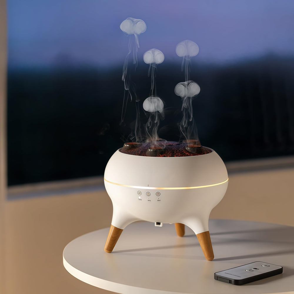 SUPNOVA Dynamic Jellyfish Diffuser ambient light enhances mood and fragrance