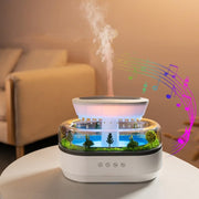 SUPNOVA Upgrade Raindrop Diffuser front view showcases elegant design for home and office aromatherapy.