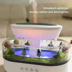 SUPNOVA Upgrade Raindrop Diffuser with LED colors illuminates mood and ambiance.