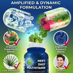 SUPPLEMENTS STUDIO Probiotic and Digestive Enzyme blend illustration emphasizing gut support.