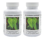 Supreme Nutrition Alchornea Supreme bottle view for a simple daily wellness ritual
