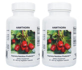Supreme Nutrition Hawthorn bottle front view for daily wellness routine.