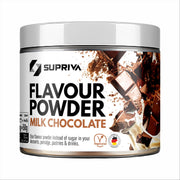 SUPRIVA Flavor Powder bottle with milk chocolate flavor for shakes and meals