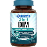Surebounty DIM supplement bottle for daily hormone balance.