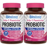 Surebounty Probiotics for Women bottle front highlighting high potency digestive and vaginal support