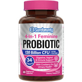 Surebounty Probiotics for Women bottle front promotes daily digestive balance