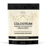 Surthrival Colostrum Powder jar for immune support.