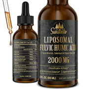 Susatentar 2000 mg liposomal fulvic bottle promotes absorption and daily energy