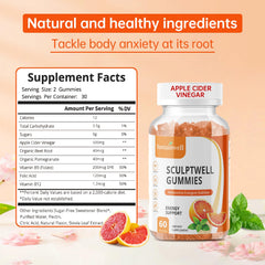SustainWell ACV Gummies bottle label closeup highlighting clean ingredients