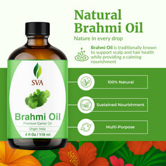 SVA Brahmi Oil dropper for easy, precise daily use
