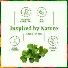 SVA Brahmi Oil scalp massage scene suggests soothing benefits