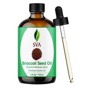 SVA Broccoli Seed Oil bottle with dropper for skincare