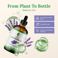 SVA Lavender oil for hair and scalp massage blend.