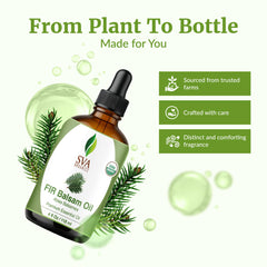 Enhance hair care routines with gentle Fir Balsam oil massage.