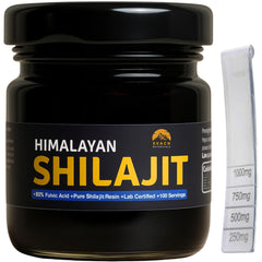 Svach Botanicals Shilajit Resin bottle pour shows premium Himalayas resin for daily vitality