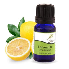 SVATV lemon essential oil in diffuser setup creates a crisp citrus aroma.