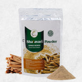 SVATV Shatavari powder bottle highlighting a premium herbal wellness supplement