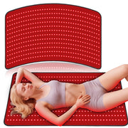 Svlseiia red light therapy mat with full-back coverage for whole-body sessions.