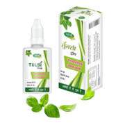 Swadeshi Tulsi Drop bottle with precision dropper for exact herbal dosing