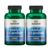 Swanson Acetyl-L-Carnitine capsules closeup for daily focus and sustained energy support