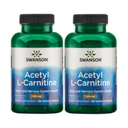 Swanson Acetyl-L-Carnitine capsules closeup for daily focus and sustained energy support