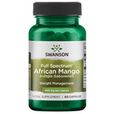 Swanson African Mango 400mg bottle front for daily wellness support