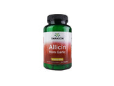 Swanson Allicin bottle odor-control for a convenient daily supplement experience.