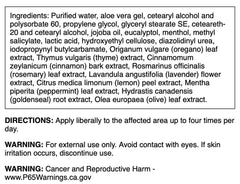 Swanson Aloe Vera Deep Heating Rub tube close-up highlighting plant-based formula relief.