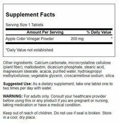 Swanson Apple Cider Vinegar tablets pack convenient for on-the-go use