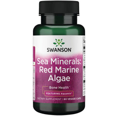 Swanson Aquamin Sea Minerals bottle front view for daily mineral support