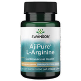Swanson L-Arginine bottle for daily wellness support.