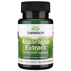 Swanson Asparagus Extract bottle offers daily support for healthy balance.
