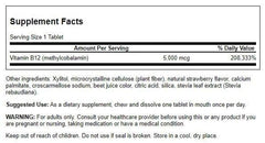 Swanson B-12 capsules close-up, easy-to-swallow design