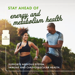 Swanson B-50 bottle side highlights dosage and heart-health supportive nutrients.