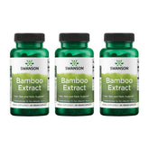 Swanson Bamboo Extract bottle with 60 capsules for daily wellness support.