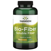 Swanson Bio-Fiber bottle displaying 750 mg capsules for daily digestion support.