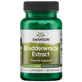 Swanson Bladderwrack Leaves bottle with capsules supports iodine intake