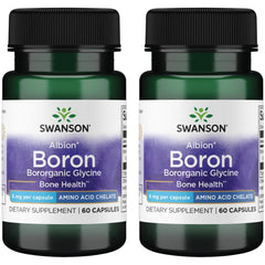 Swanson Boron from Albion Boroganic Glycine bottle supports bone and joint health