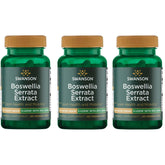 Swanson Boswellia bottle closeup with 125 mg veggie capsules for daily supplement routine.