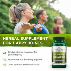 Swanson Boswellia Serrata label detail highlighting 800 mg per capsule