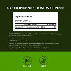 Swanson bottle label detail showing GMP quality and third-party testing