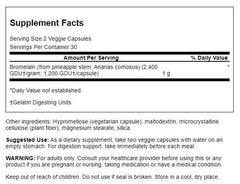 Swanson Bromelain capsules shown for pineapple enzyme absorption support
