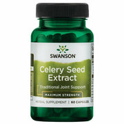 Swanson Celery Seed Extract bottle front shows maximum strength formula for daily use
