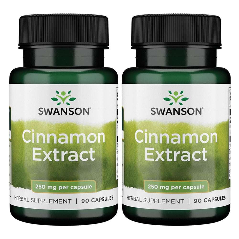 Swanson Cinnamon Extract bottle close-up for daily antioxidant support