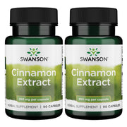Swanson Cinnamon Extract bottle close-up for daily antioxidant support