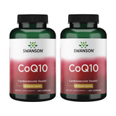 Swanson CoQ10 two-pack front view for easy daily routine
