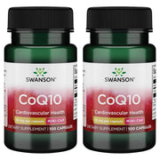 Swanson CoQ10 Mini Cap 10 mg bottle view supports daily cardiovascular wellness