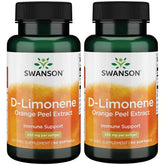 Swanson D-Limonene orange peel bottle showing premium daily wellness supplement