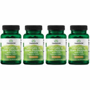 Swanson Dr. Langer probiotic bottle label shows 16 strains for digestive support